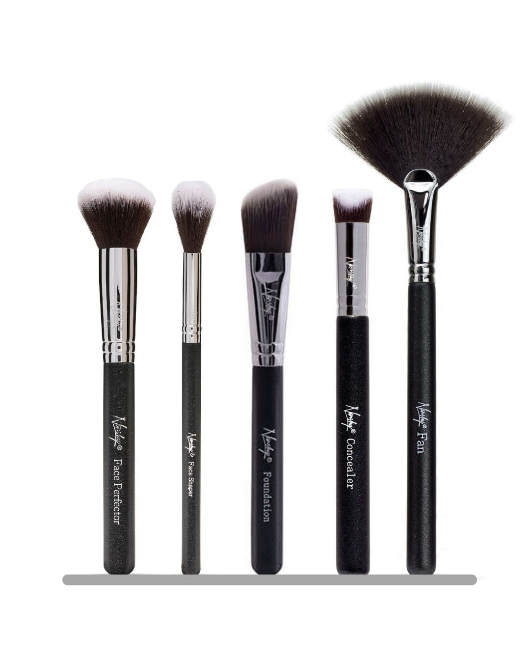 28 Ultimate Face and Eyes Makeup Brush Set With Pouch