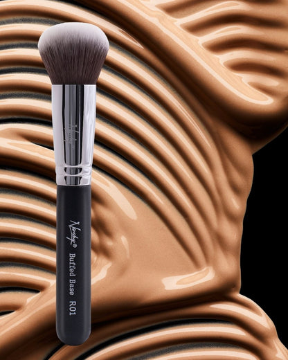 buffed base face brush